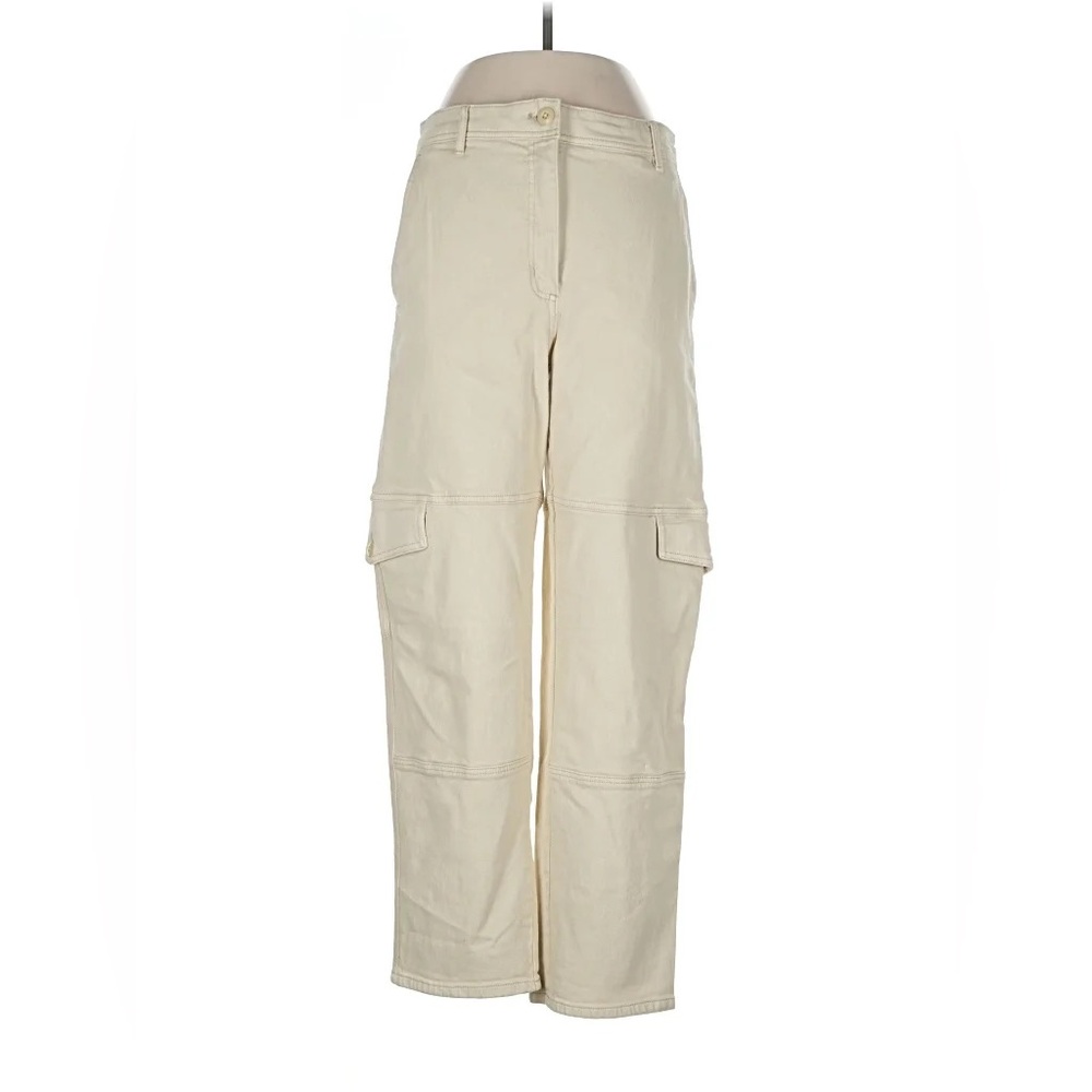 Aritzia Wilfred Free Ivory denim Cargo Pants